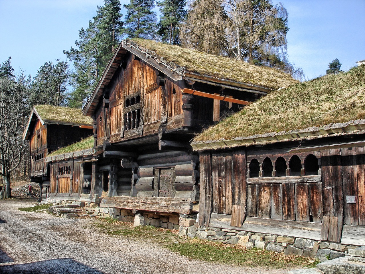노르웨이 옛 농가 모습