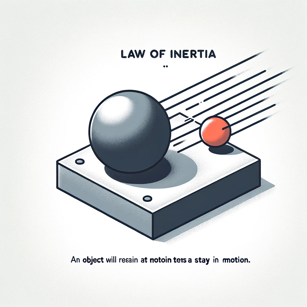 (1) The 1st Law of Naturality Law of Inertia