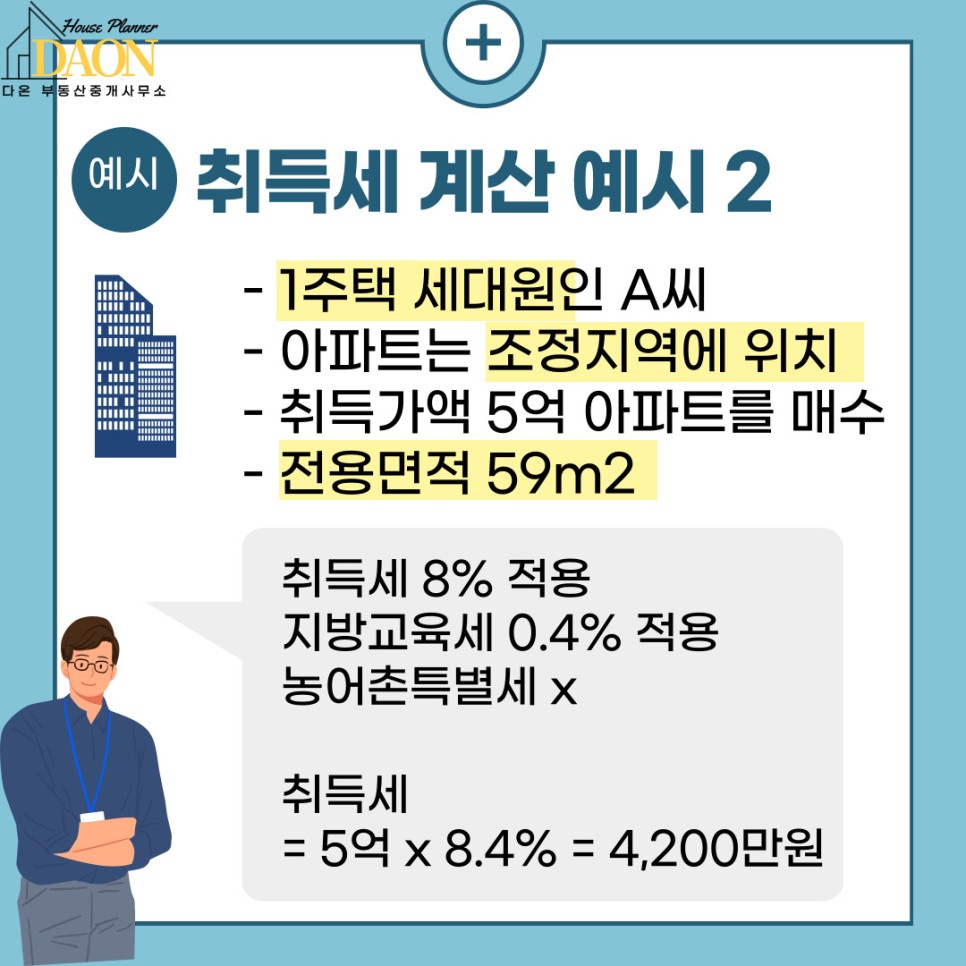 면적 계산공식 주택취득세 계산공식과 6