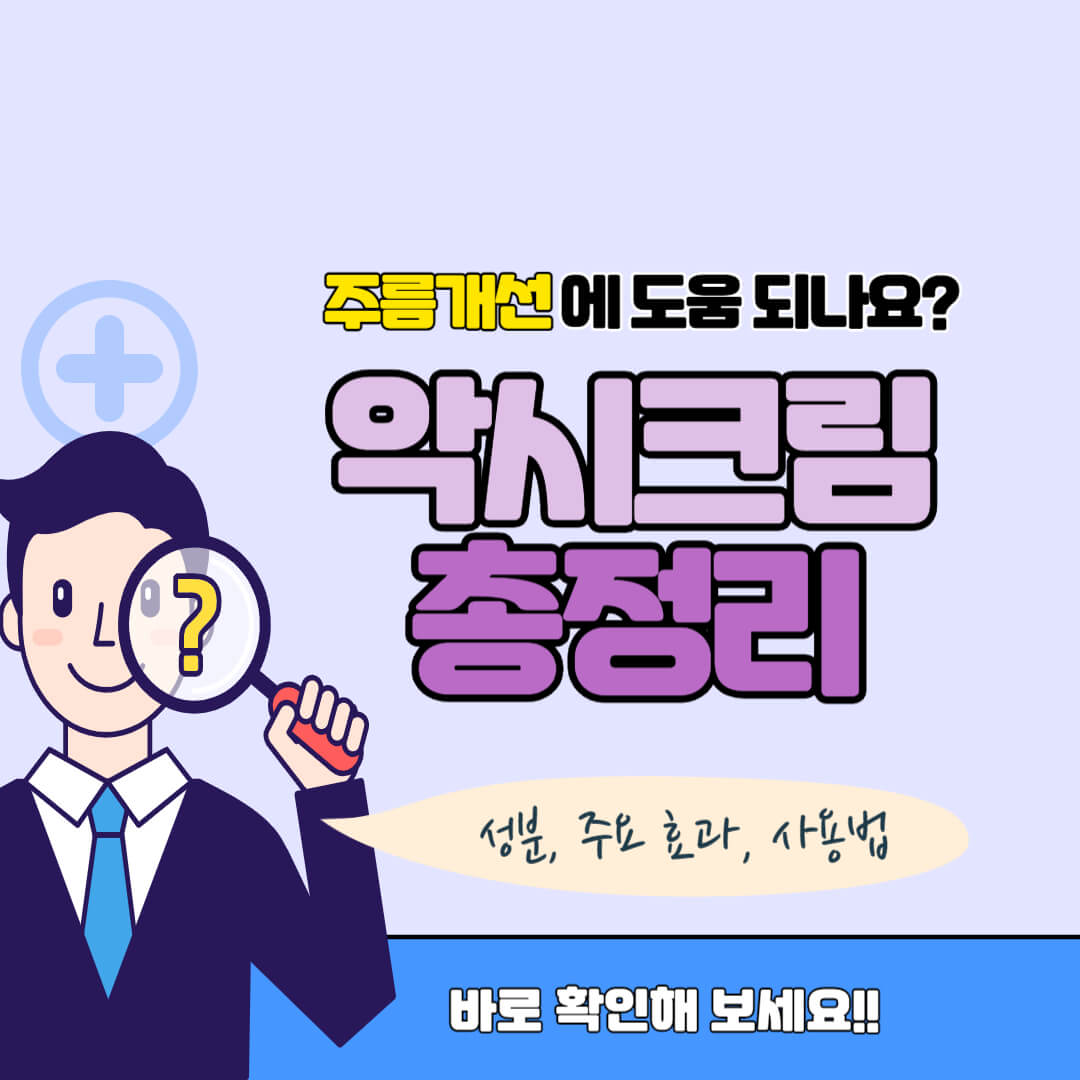 악시크림 총정리 썸네일