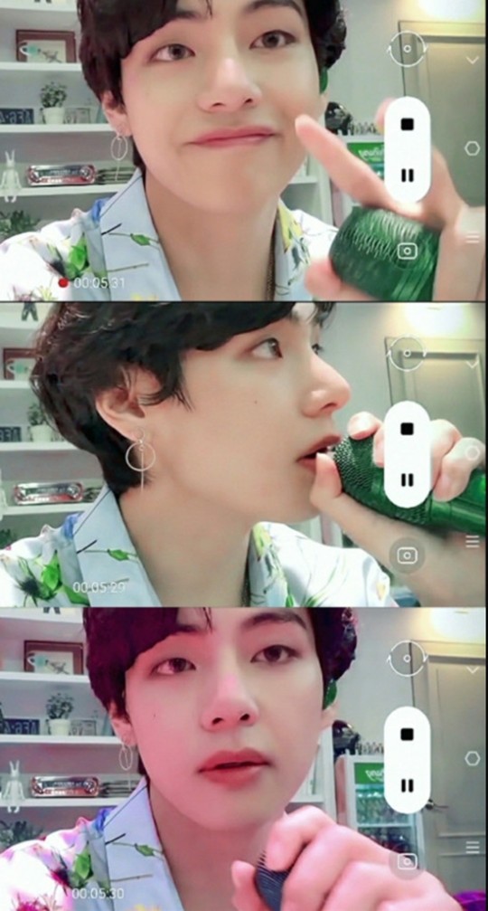  방탄소년단 뷔, 근접 샷에도 굴욕 없는 비주얼