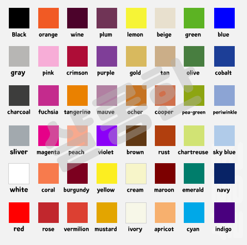 색깔-종류-영어로