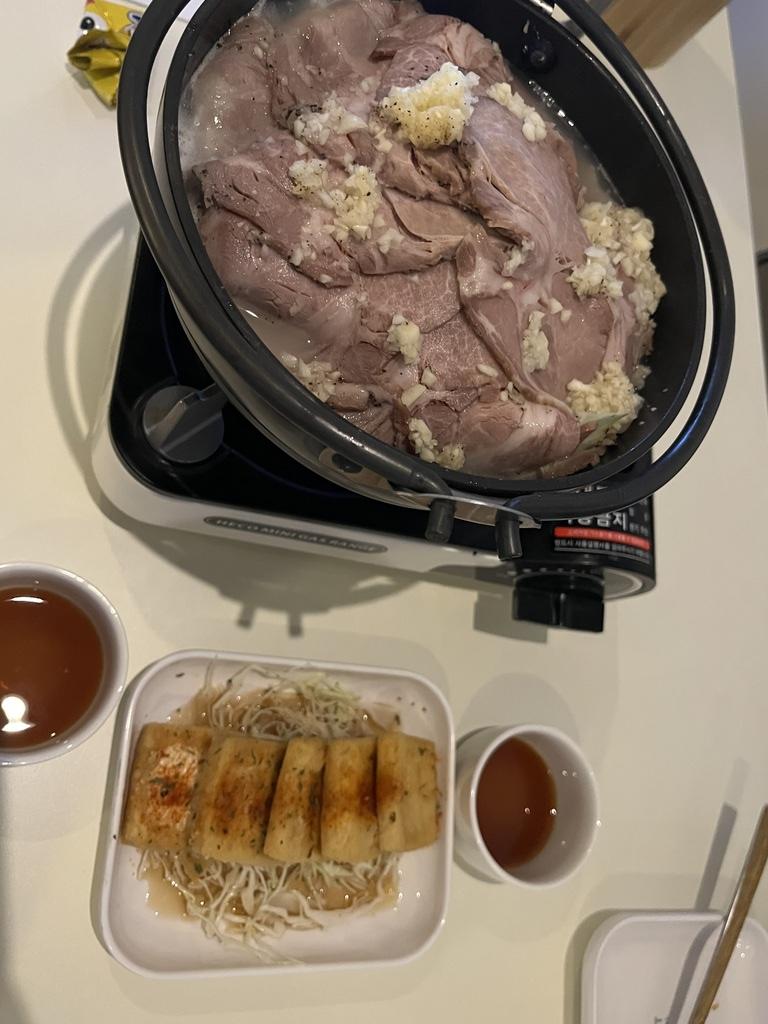 나가사키차슈짬뽕나베와연두부가라아게입니다