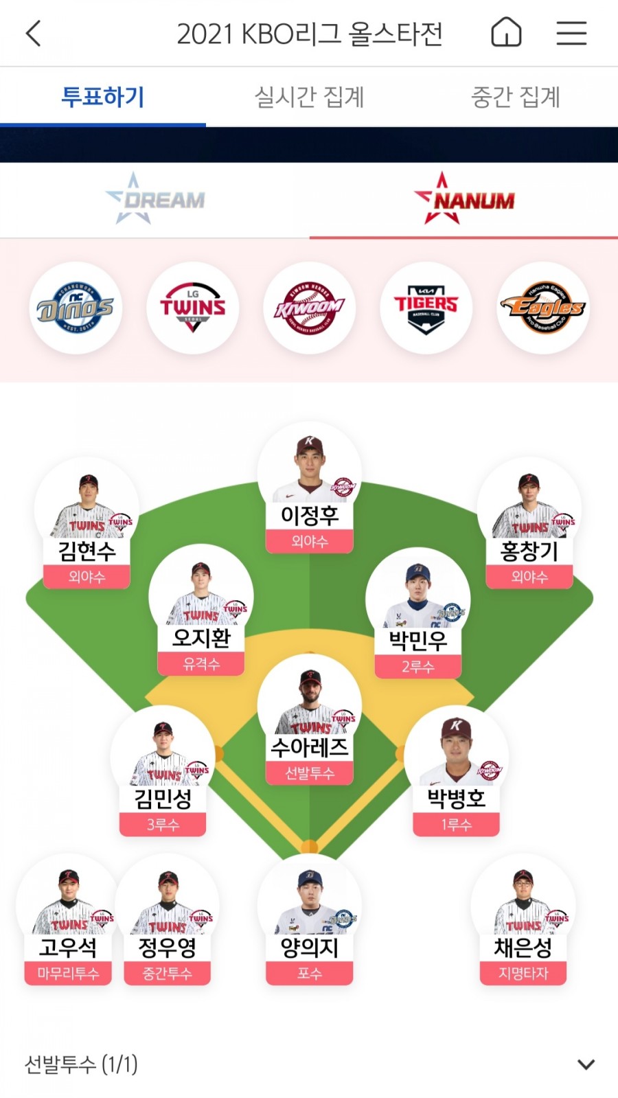 KBO홈페이지, 신한 SOL 올스타전 투표 방법) 2021 KBO올스타전 투표 시작! (KBO앱, 17