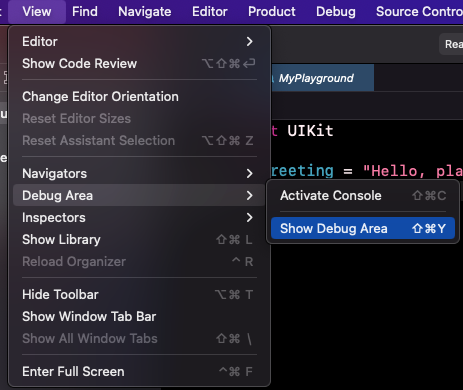 하단 정보 출력 화면
