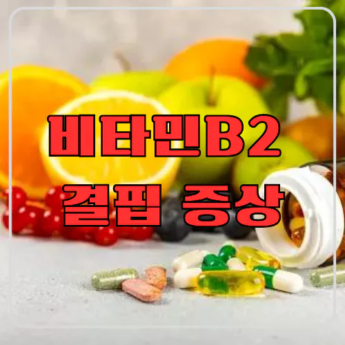 비타민B2 결핍 증상