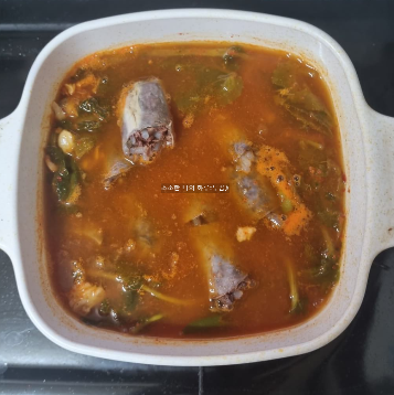 얼큰우거지순대국
