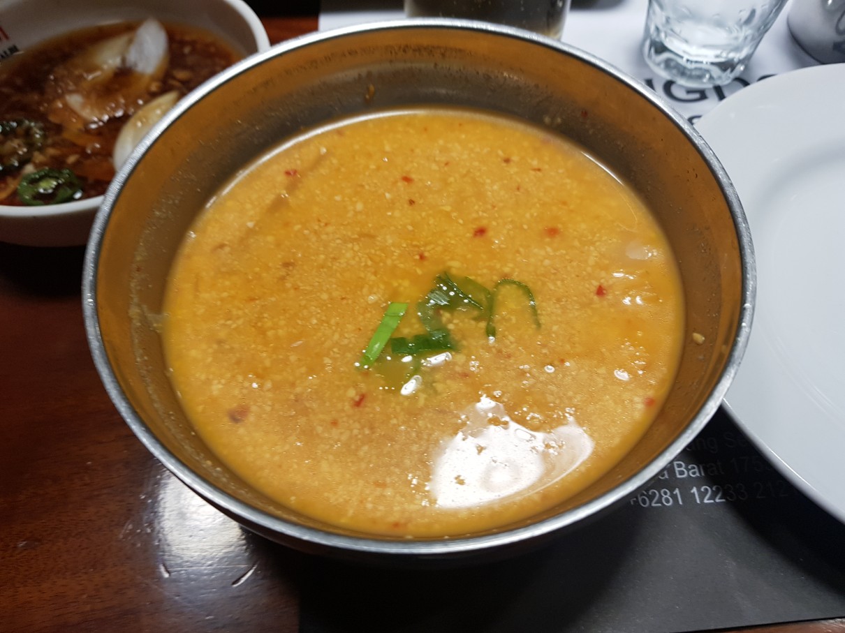 인도네시아 자카르타 찌까랑 한식 맛집 명동갈비 - 서비스 비지찌개