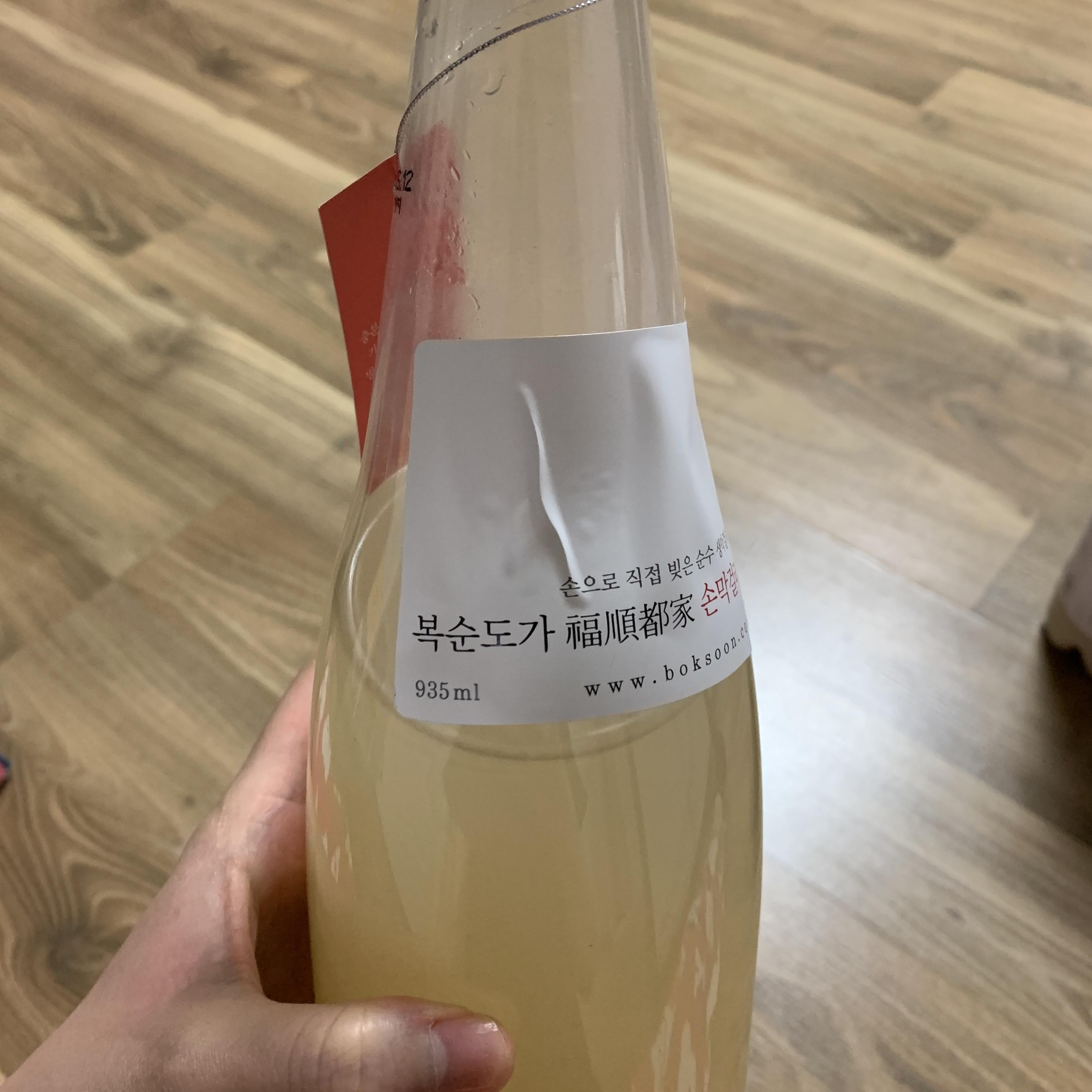  손으로 직접 빚은 생막걸리 손막걸리 탄산가득 복순도가!