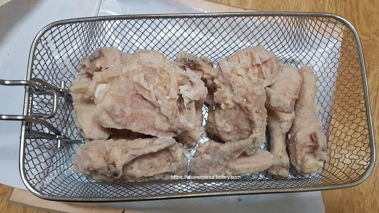 집에서 튀겨먹는 치킨
