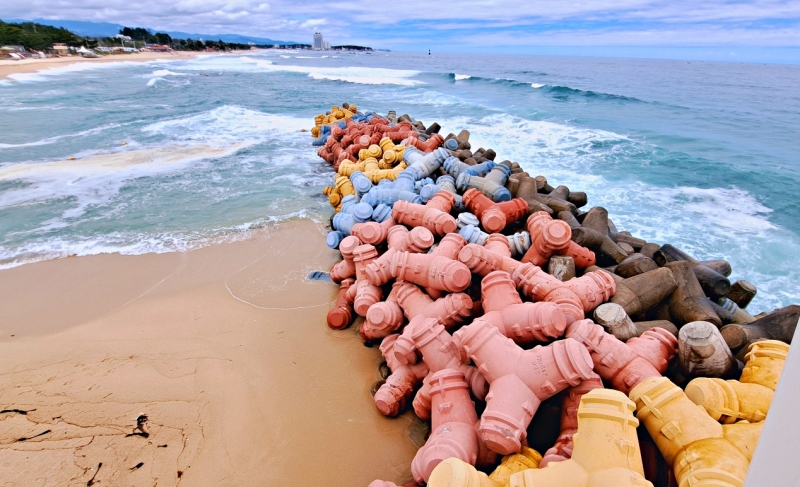 사근진 방파제