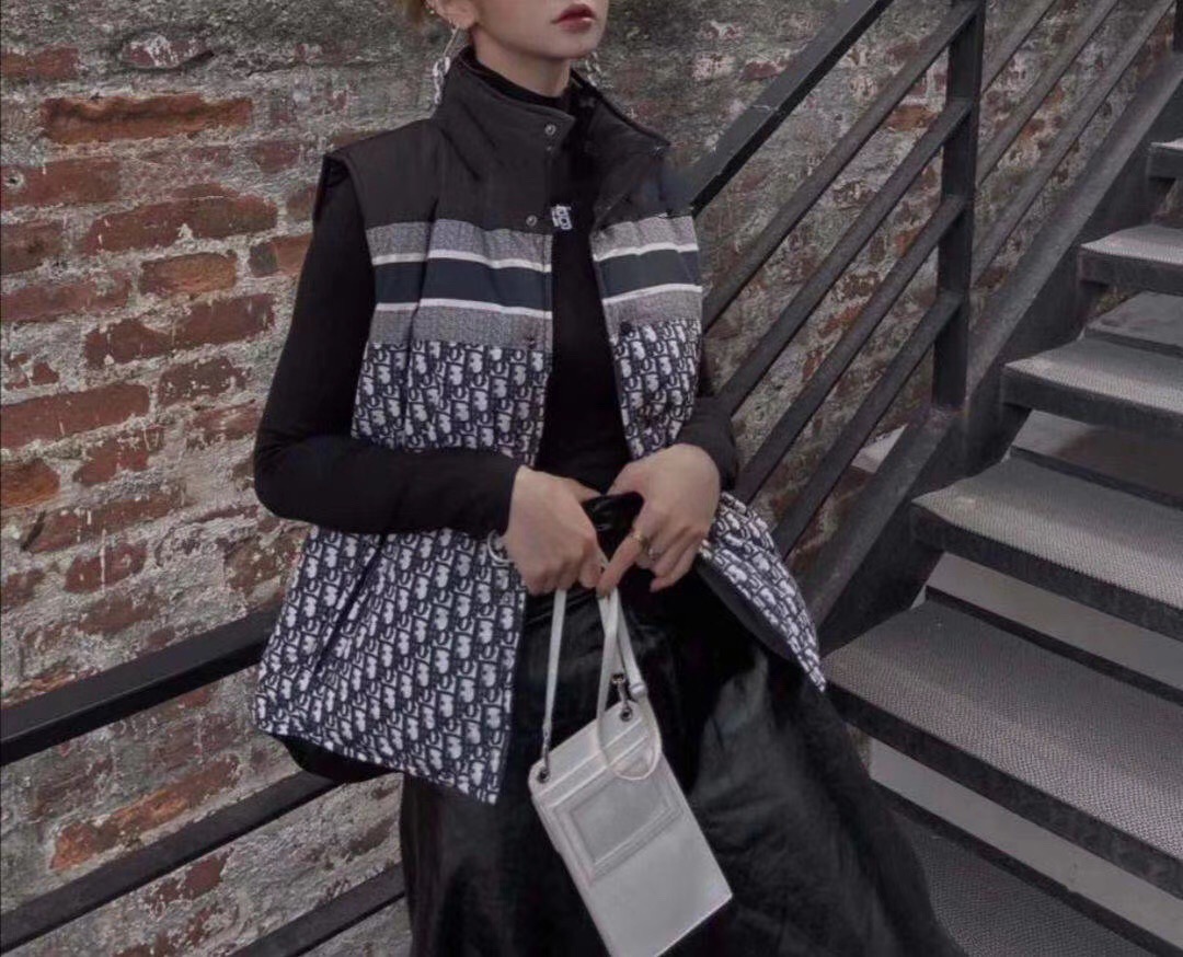  [DIOR] 디올 리버시블 다운 베스트 패딩 조끼 057C32A2965_X5830