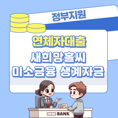 연체자대출 가능한 곳, 대출방법, 자격조건, 승인, - 정부지원