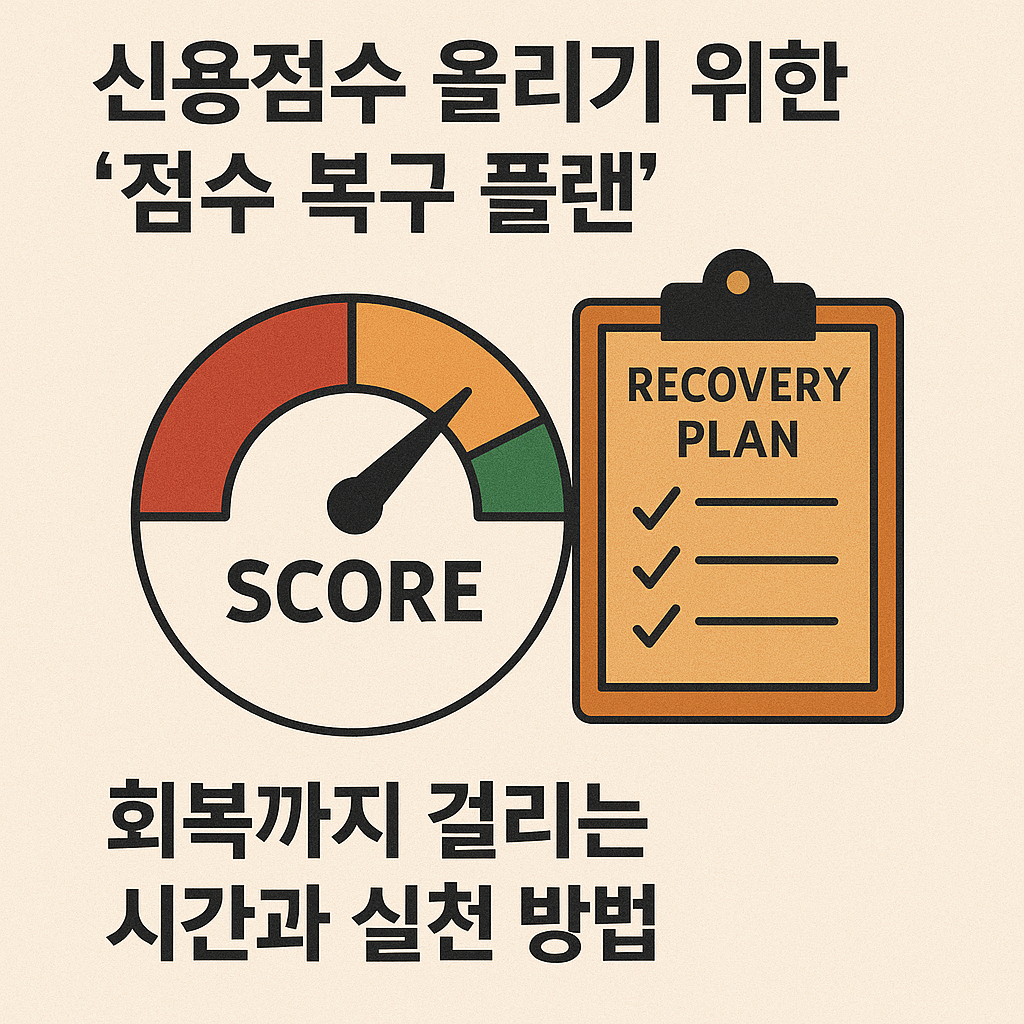 신용등급을 회복하기 위한 단계별 솔루션과 실천 방법