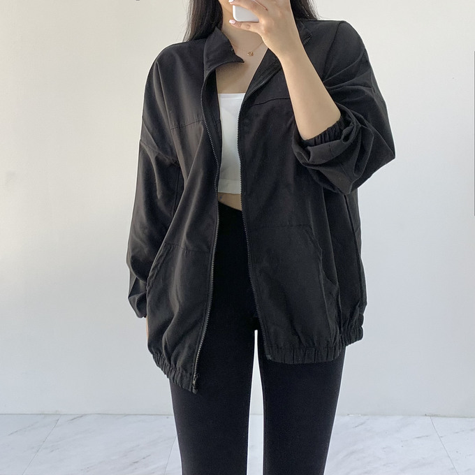 여성바람막이점퍼 힙커버바람막이 야상