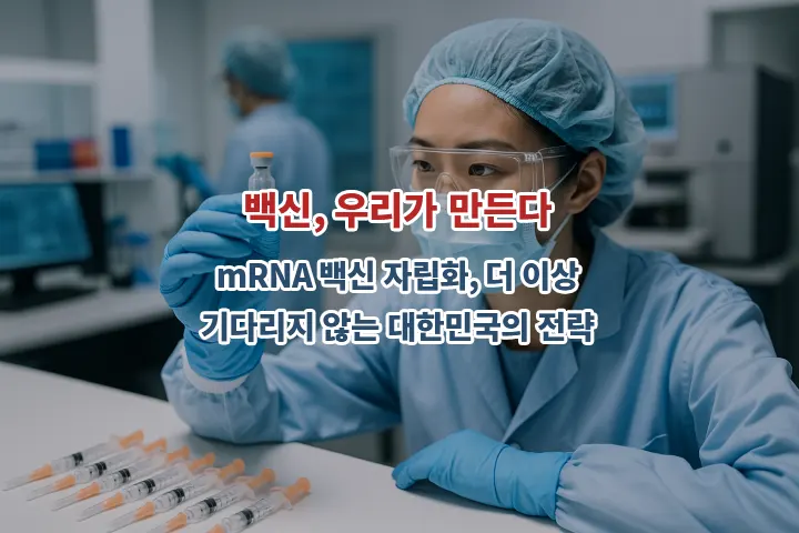 mRNA 백신 자립화 지원: 백신, 우리가 만든다 mRNA 백신 자립화, 더 이상 기다리지 않는 대한민국의 전략