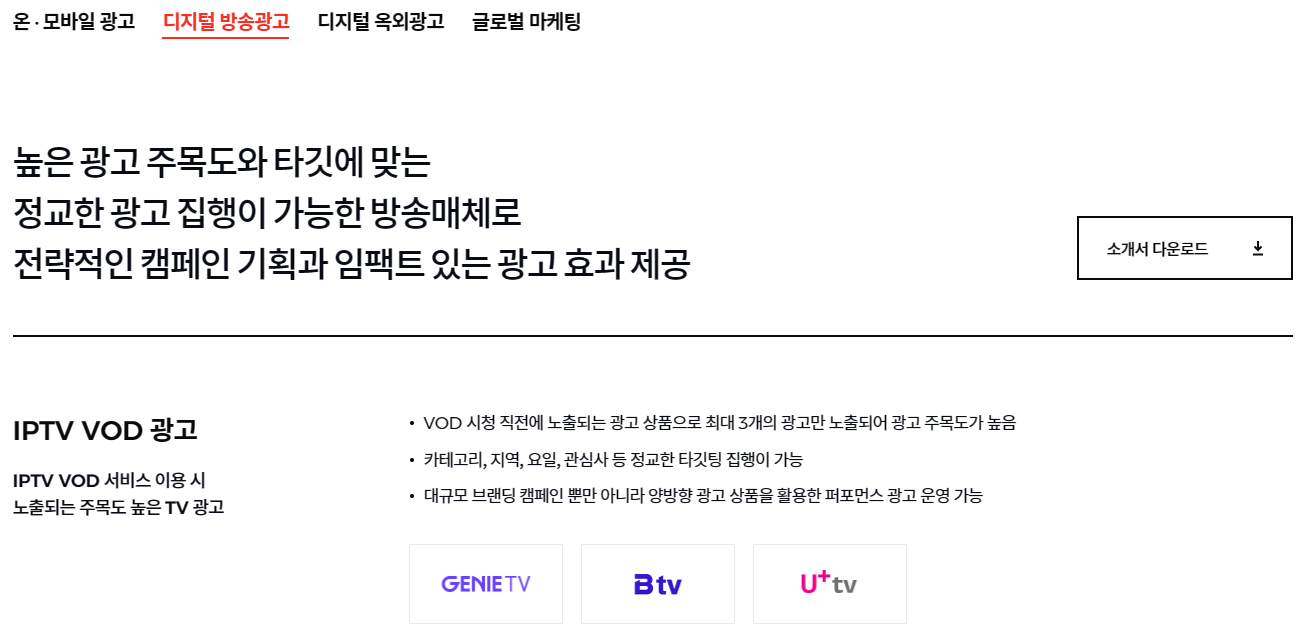 디지털 방송광고