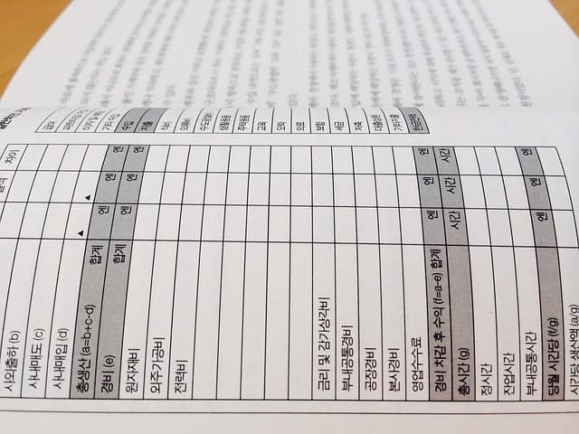 금융 회계 원칙 : 사업 재무 재표 분석