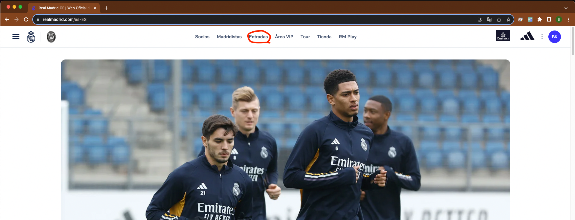 레알마드리드 공식홈페이지
