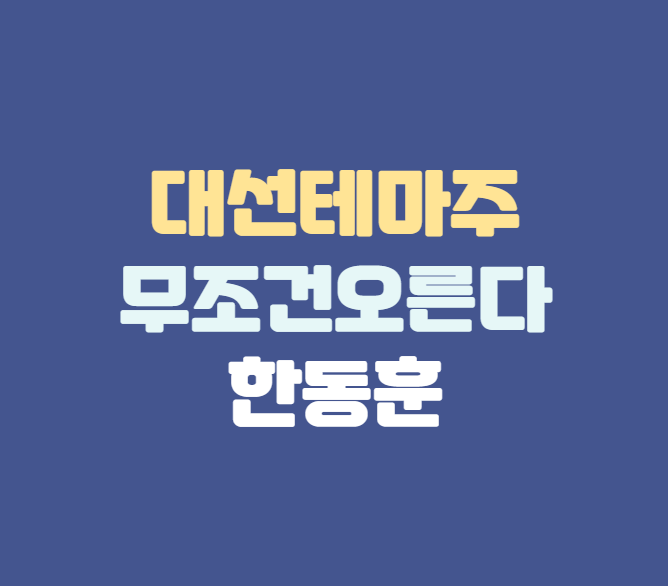 한동훈테마주2