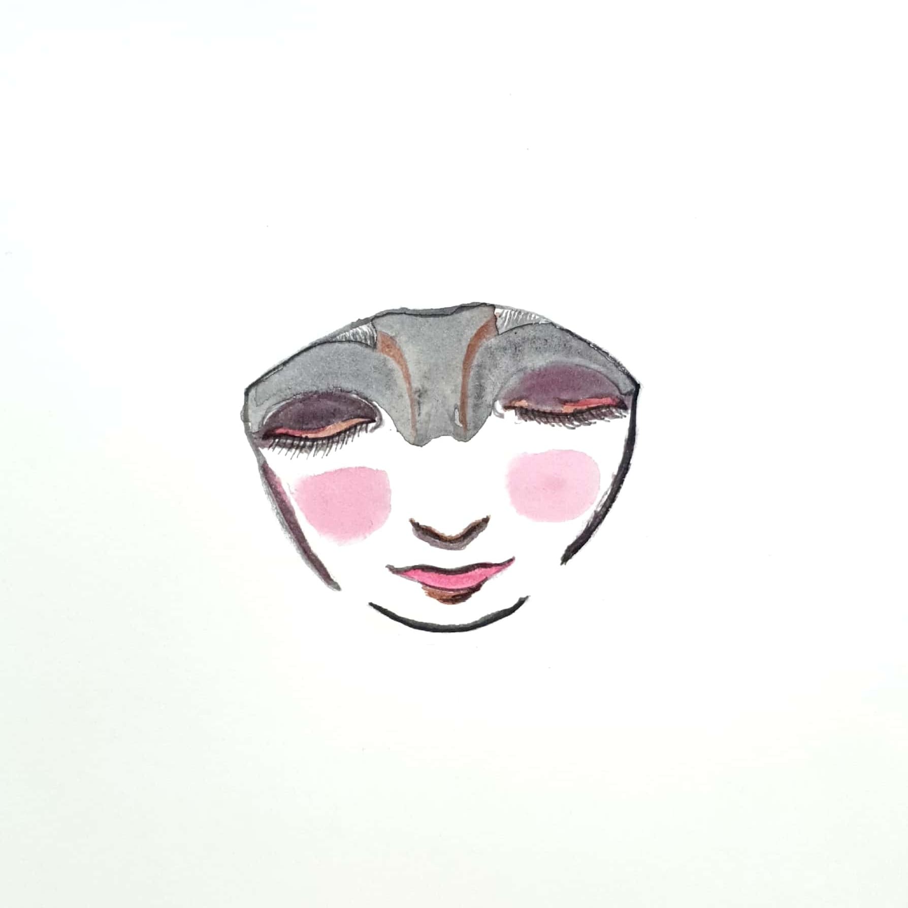  Shadow 그림자 / 일러스트 그림 드로잉 / 표정 그리기