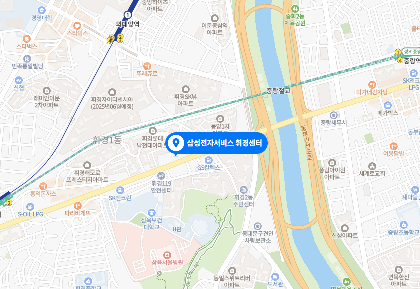 휘경센터 위치 이미지
