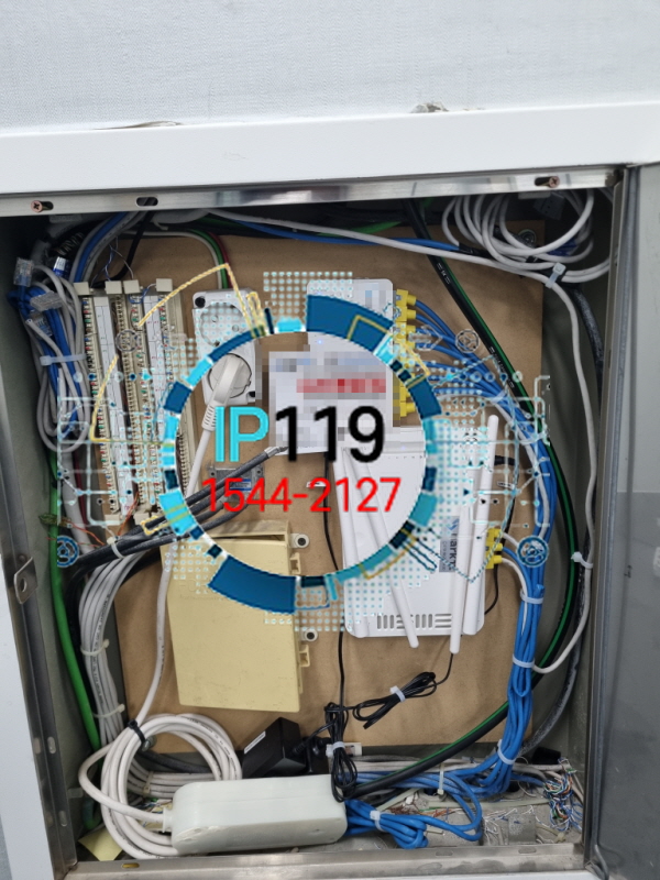 금천구 가산동 사무실 이전 전 바닥&middot;천장 랜선공사 및 장비 재설치 작업 사례