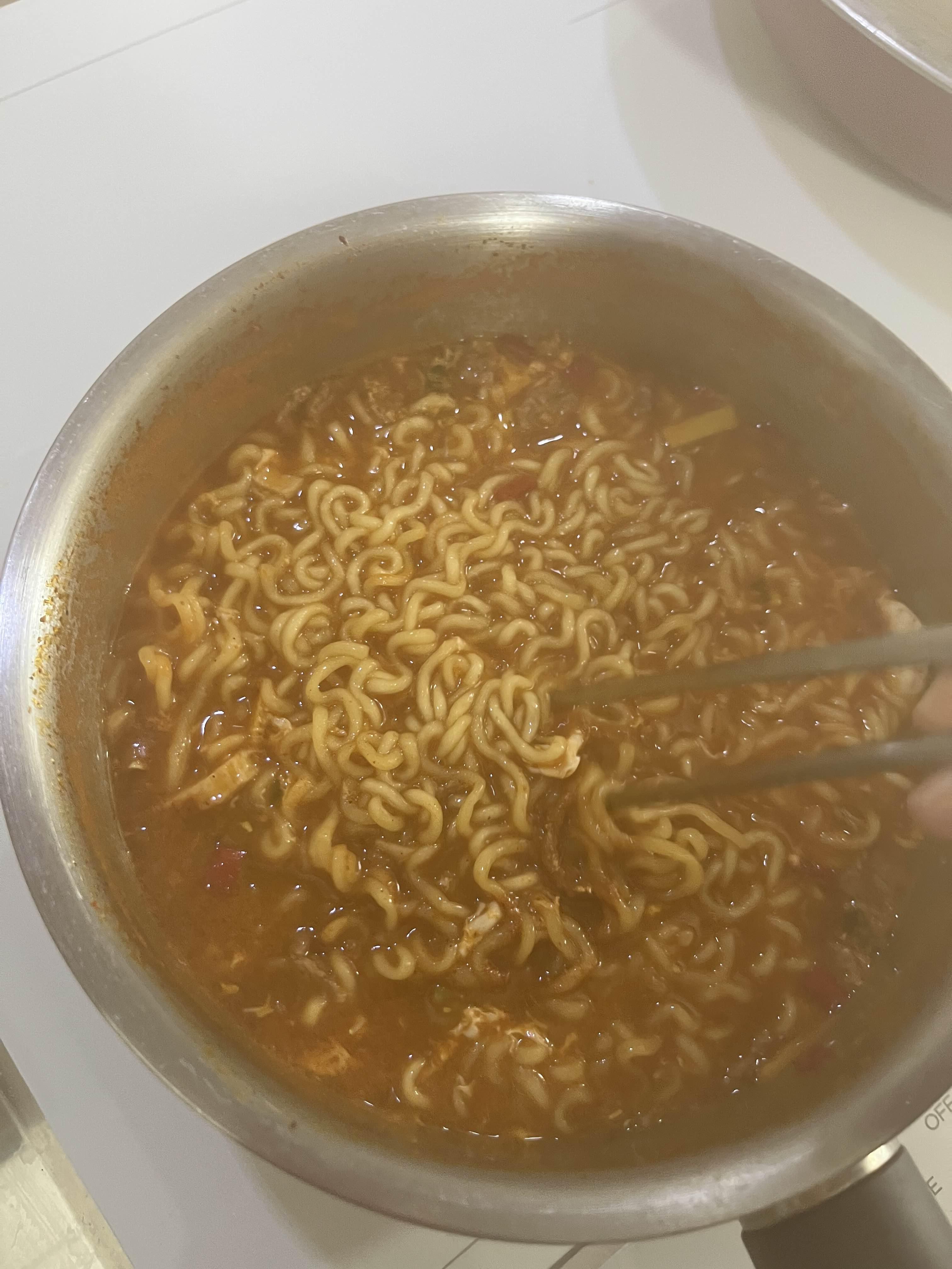 신라면 더레드 후첨분말스프