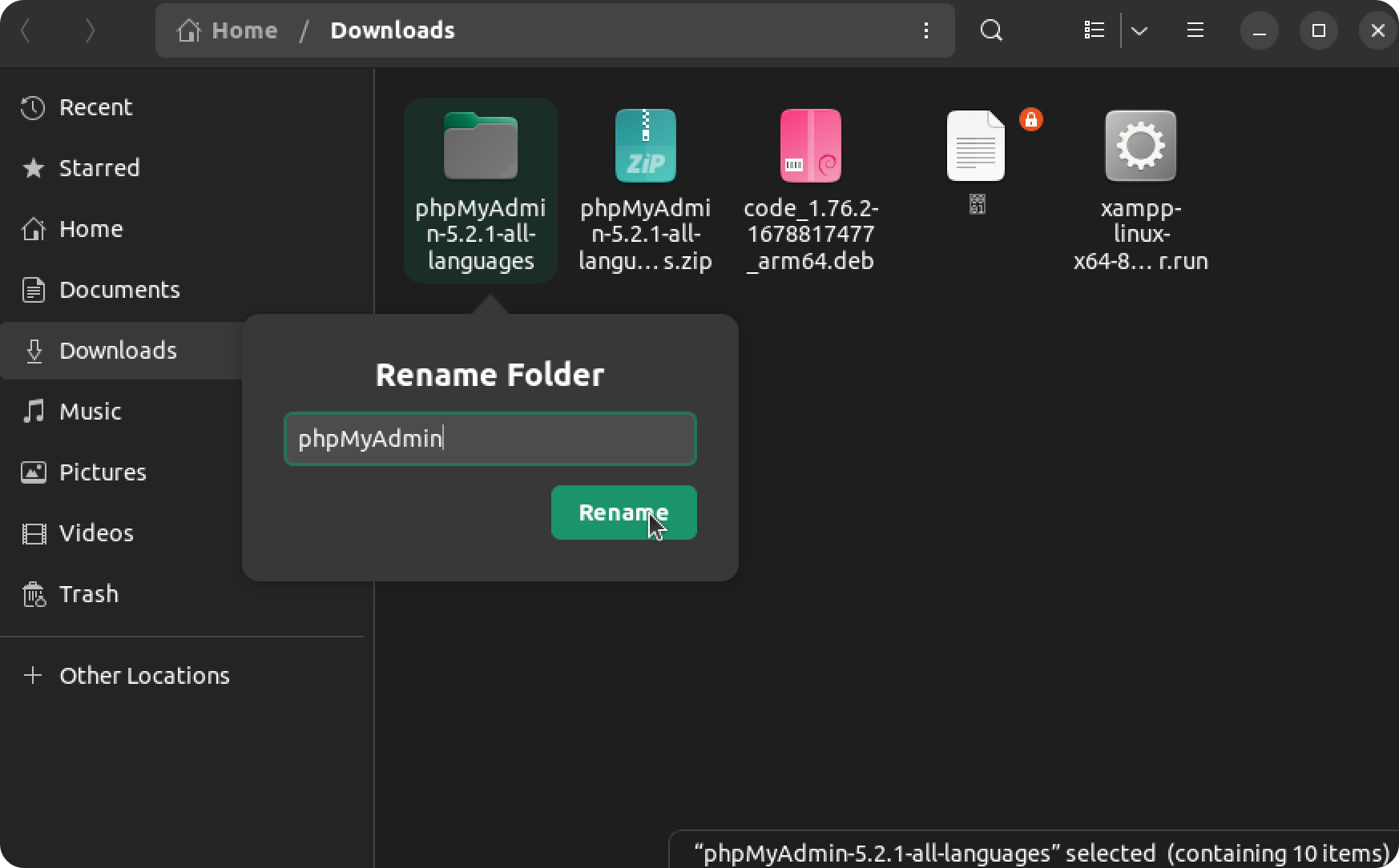 (Linux) php my admin 설치 10