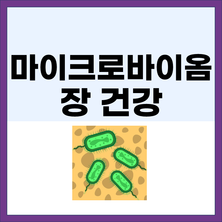  마이크로바이옴과 장 건강의 중요성