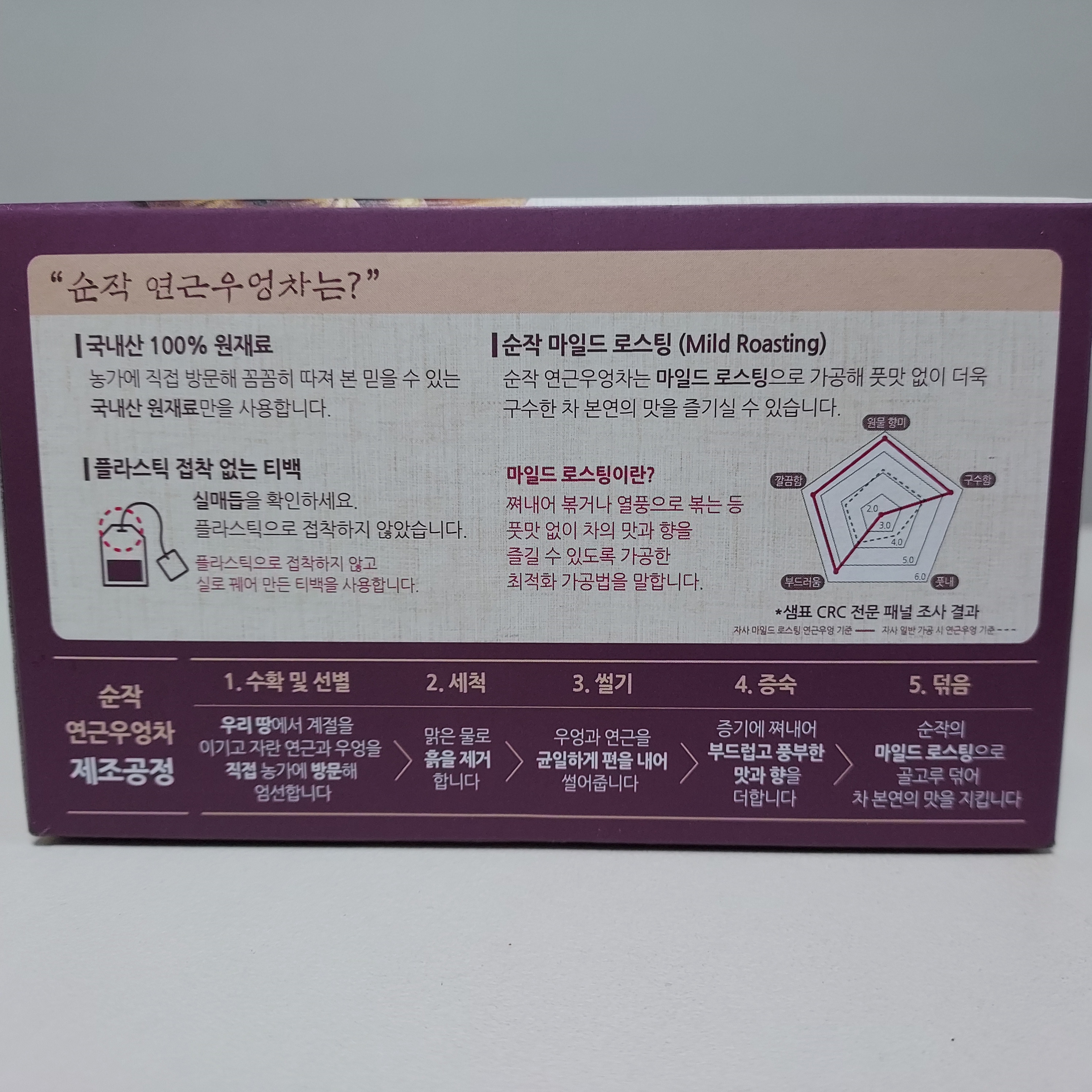 순작 연근 우엉차