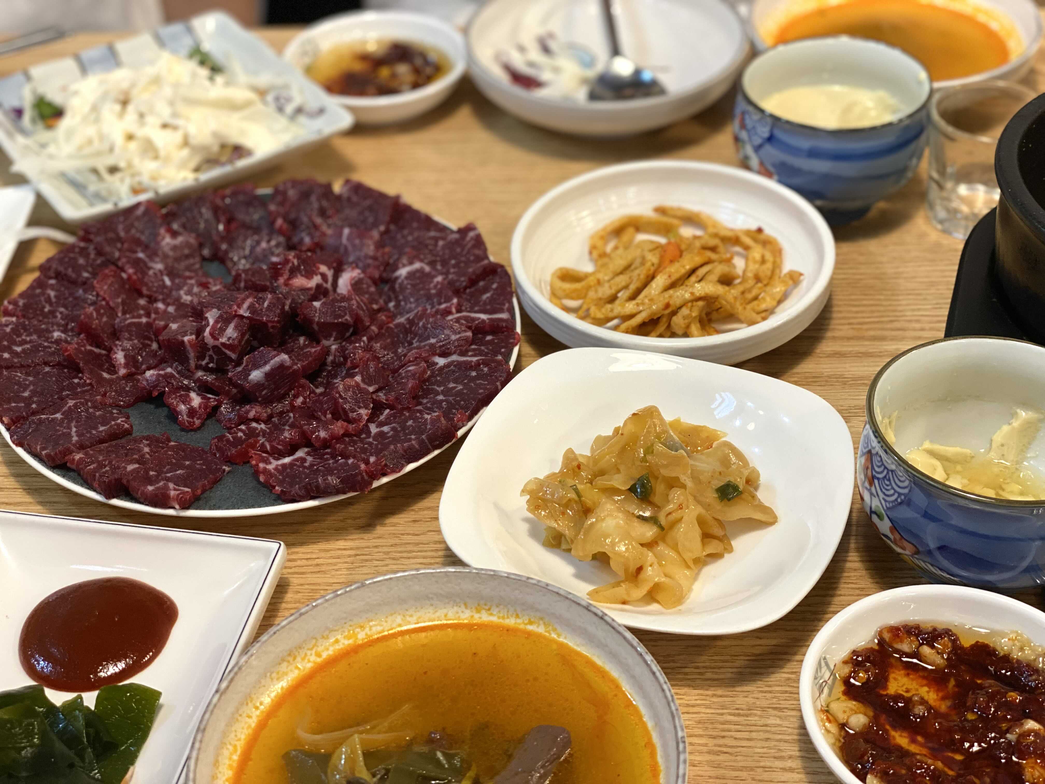  정자역 맛집 <뭉티기> 당일도축 육사시미 + 육회비빔밥 먹은 후기