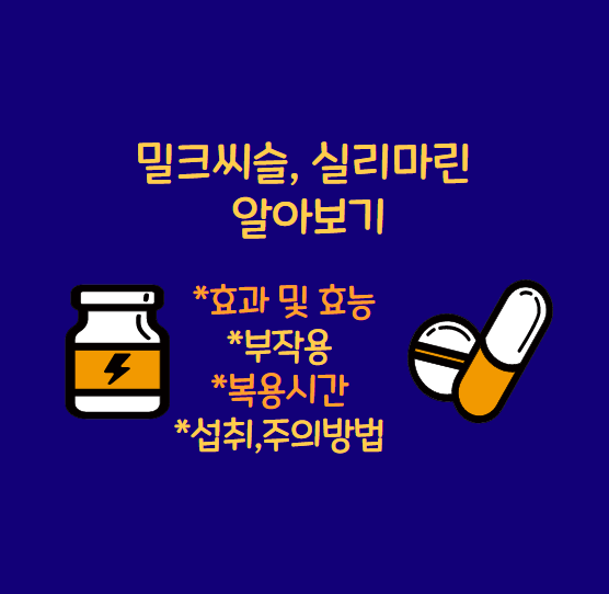  밀크씨슬(시슬)의 8가지 효능 및 효과 , 복용시간 (복용법) , 섭취 주의 부작용