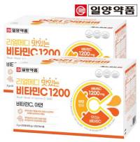 일양약품 리얼메디 맛있는 비타민C 1200 대용량 200포 구성 아연 비타민씨 분말 가루 스틱 400g&#44; 2박스