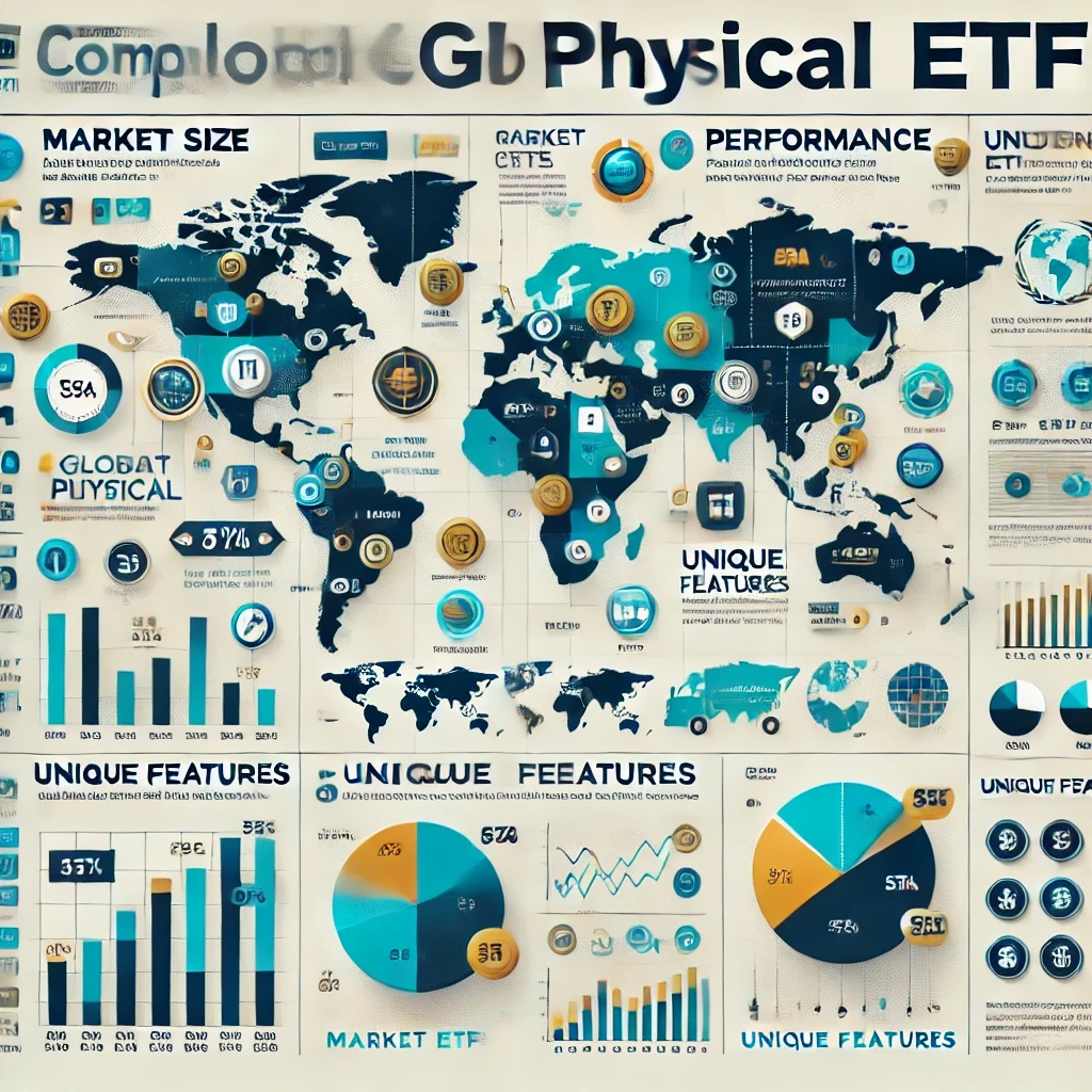 글로벌 현물 ETF 비교 (시장규모, 성과, 특징)