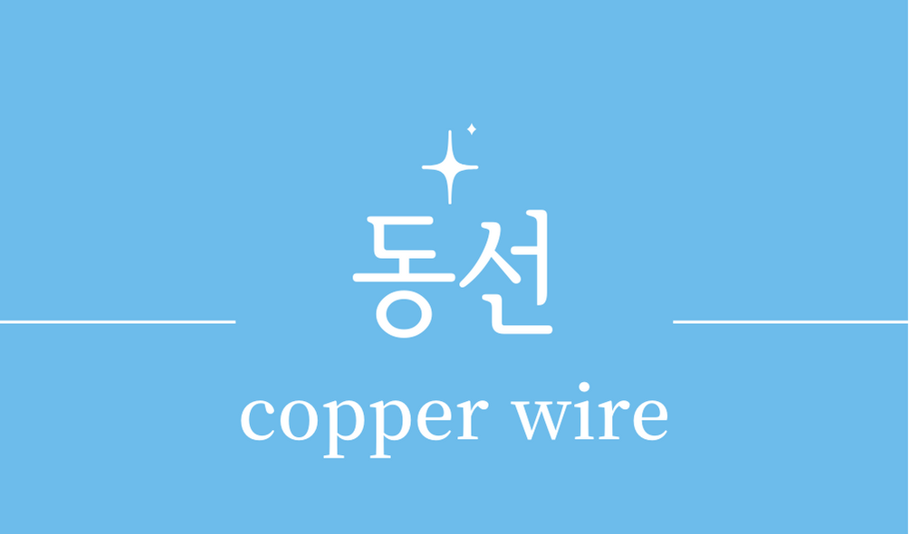 '동선(copper wire)'