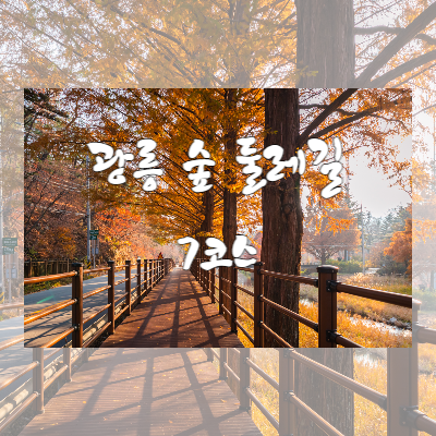  산책하며 힐링 하기 좋은 "광릉 숲 둘레 길"