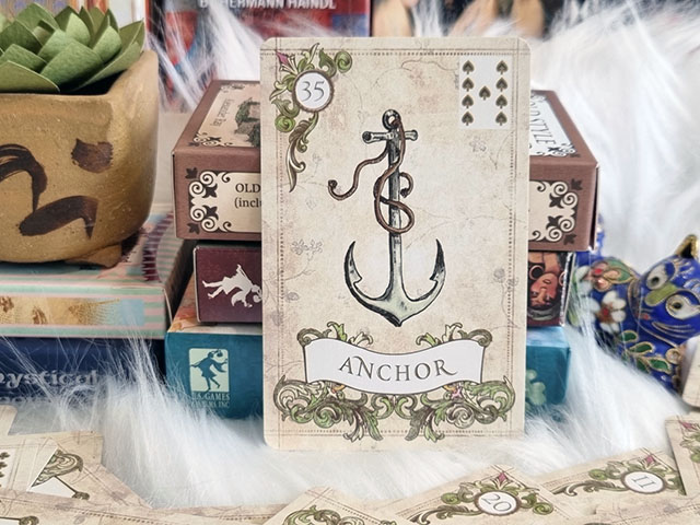 드림21 – 올드스타일 레노먼드 35번 닻 / Dreamtarot21 – Old Style Lenormand No.35 닻, 안정성과 지속성