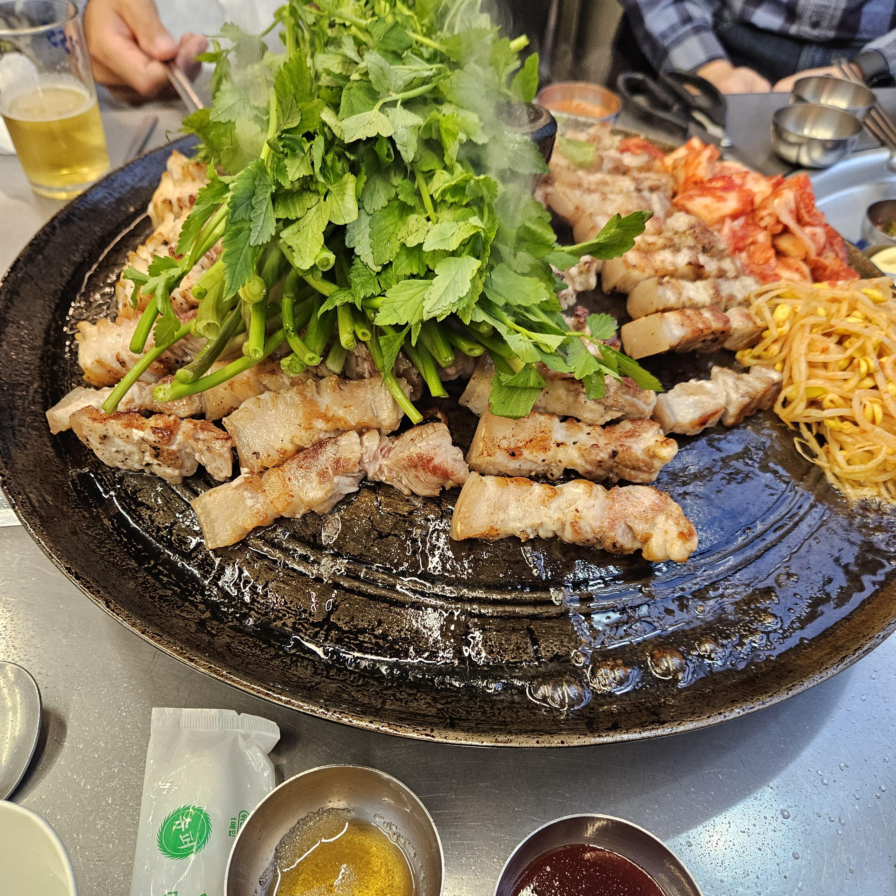  목구멍 동탄점 솥뚜껑 삼겹살 목살 동탄 맛집