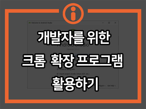  웹 개발자를 위한 크롬 확장프로그램 Web Developer 활용하기