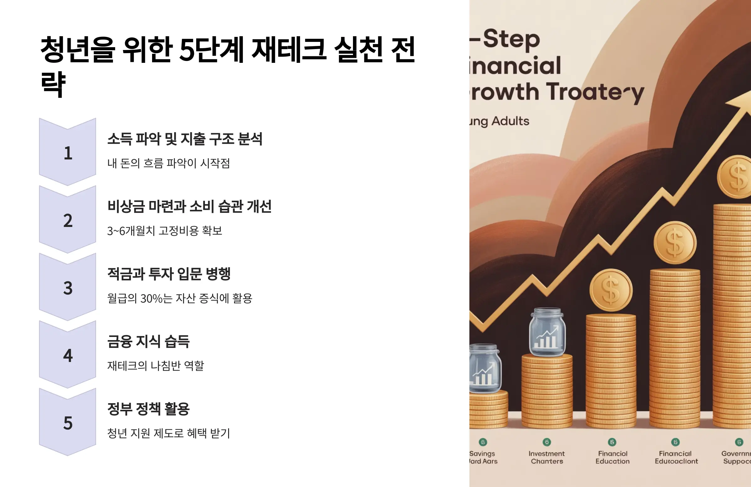 청년을 위한 5단계 재테크 실천 전략