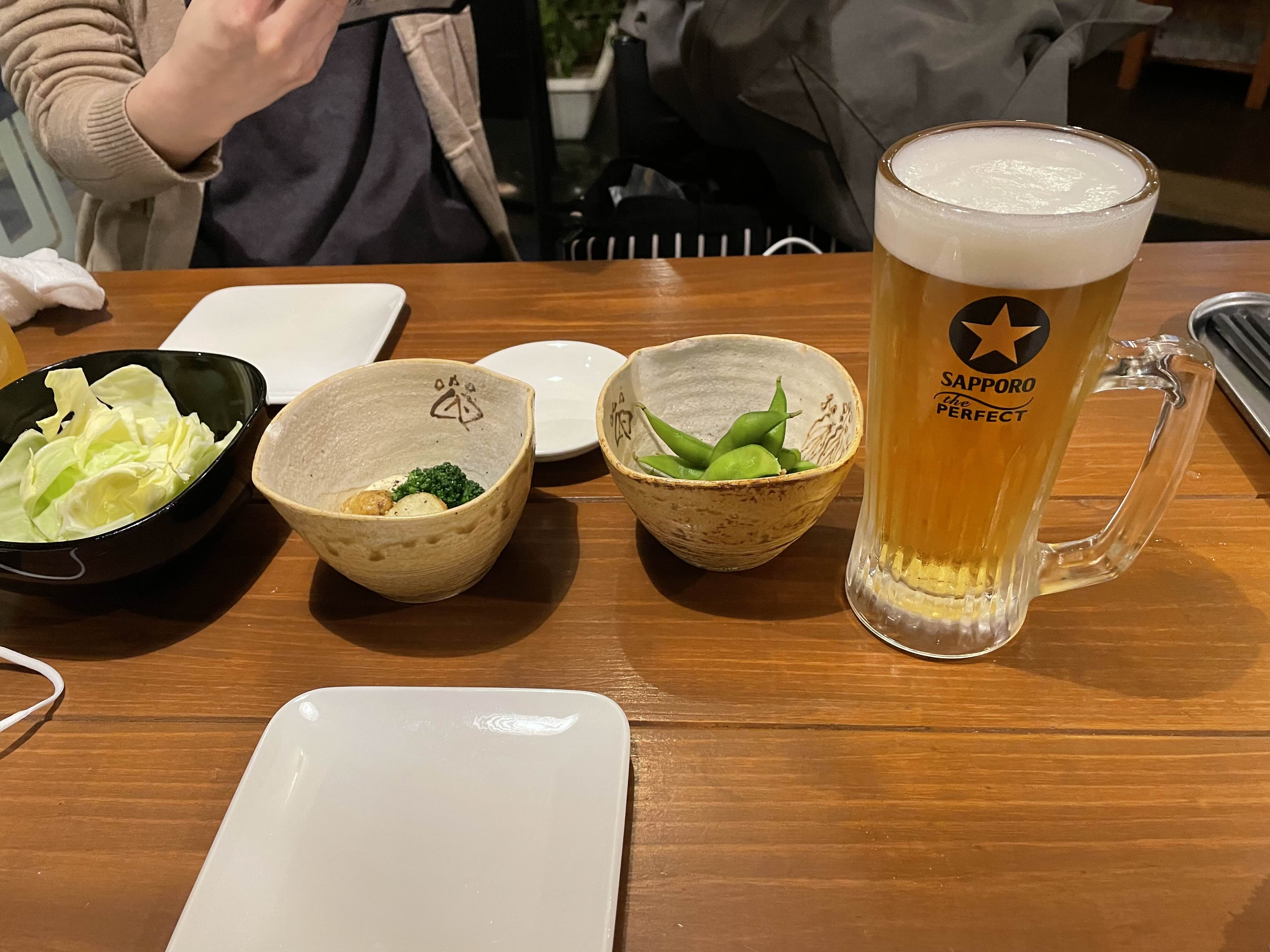 맥주와 기본 안주