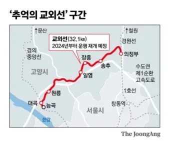 교외선 재개통 노선도 시간표 개통일 예매_36