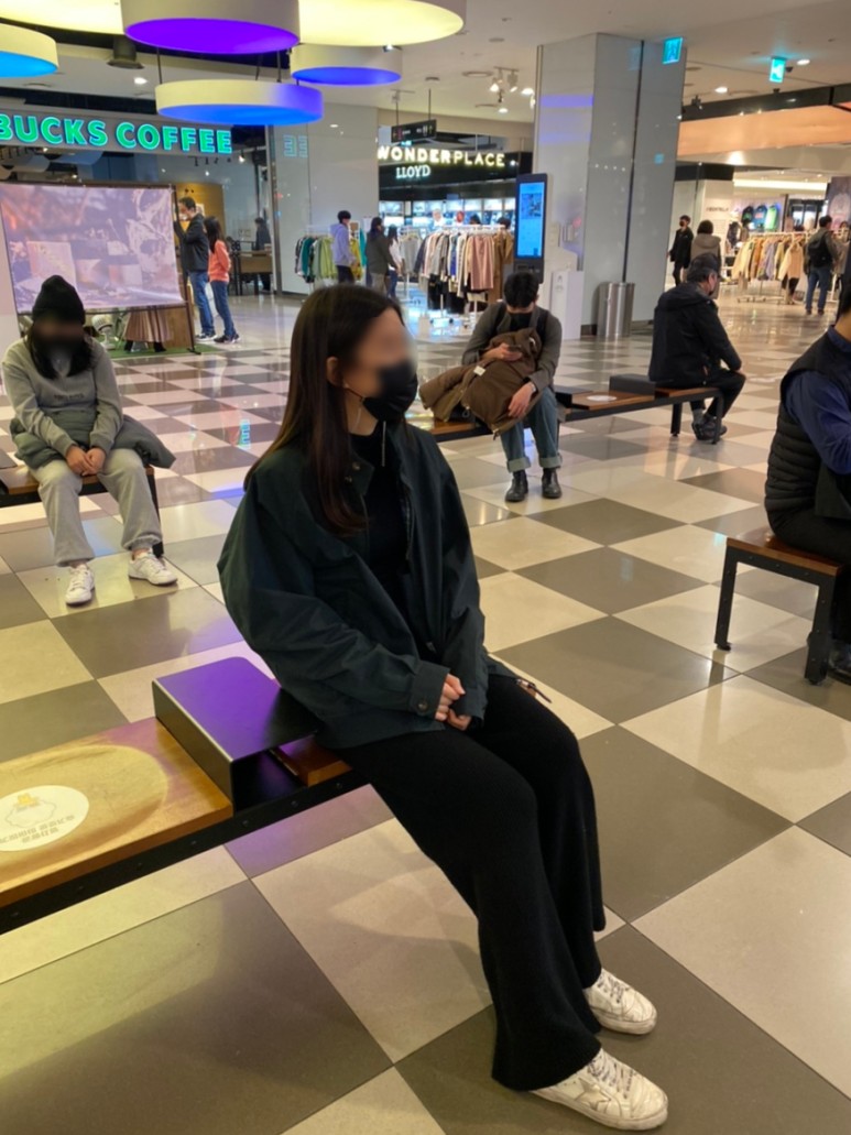 캐주얼 점퍼 그린색 리뷰 및 착샷 간절기 가볍게 입기 좋은 빈폴 30