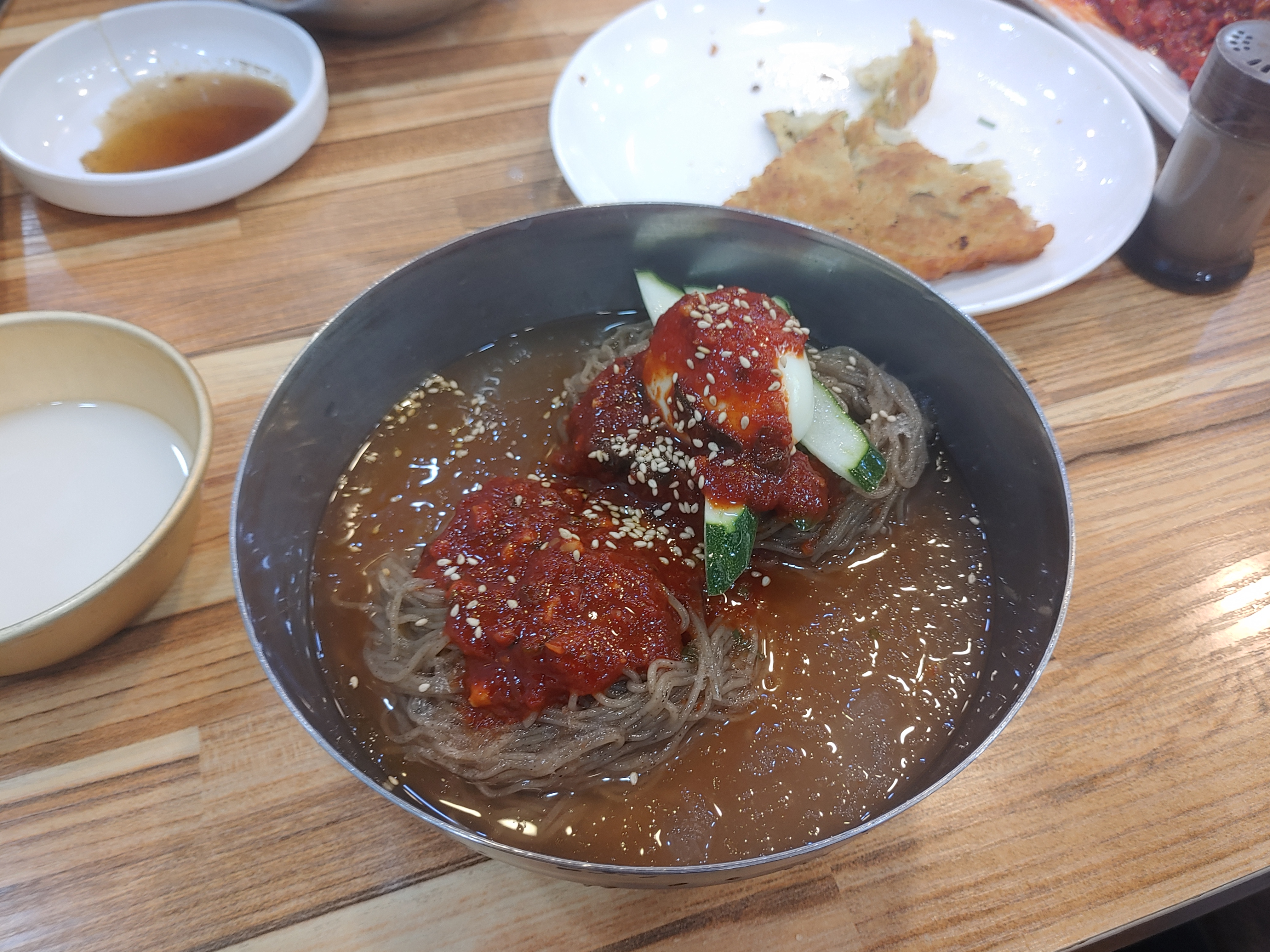  맛있는녀석들 나왔던 제물포맛집 백령면옥에서 반냉면 먹고온 리뷰