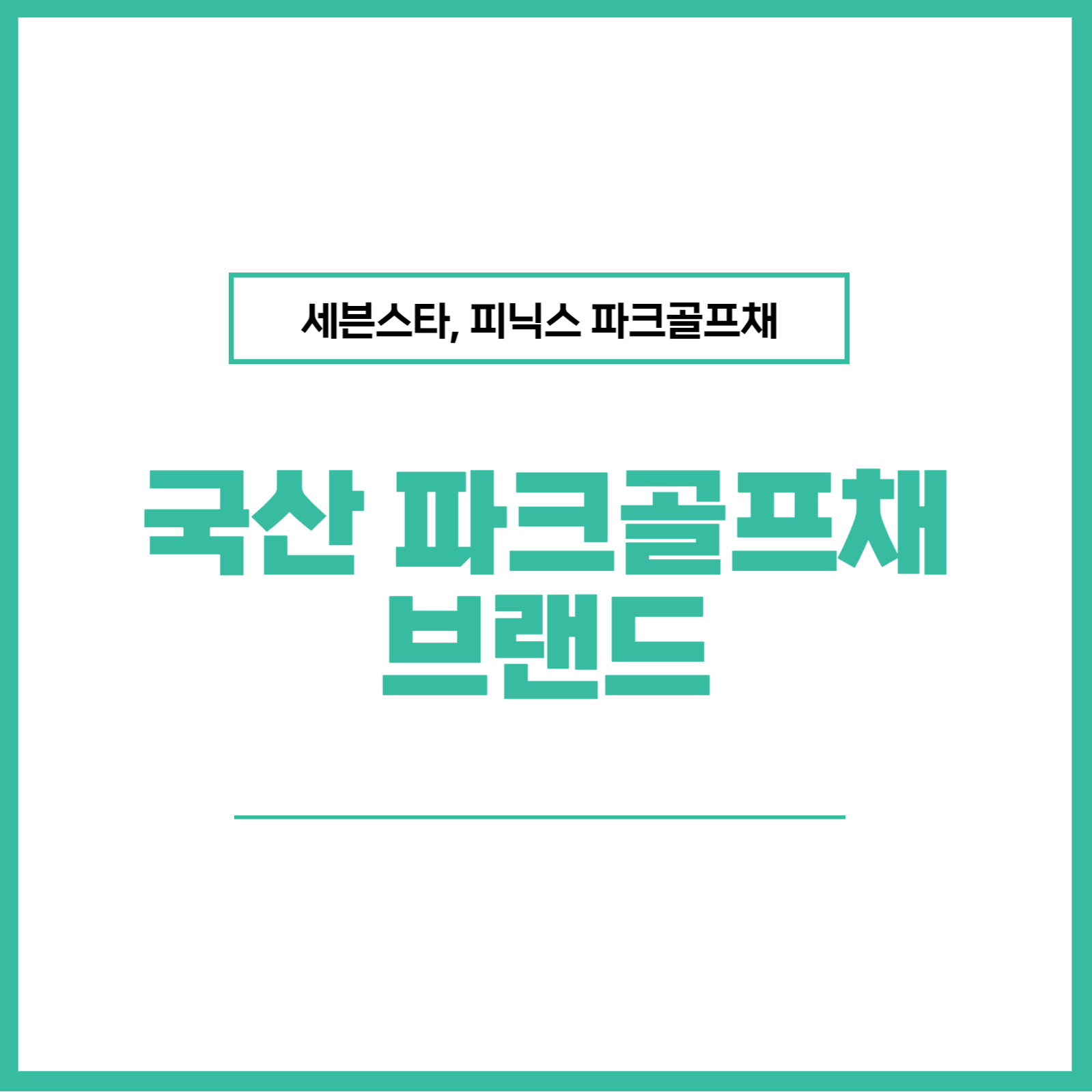 국산 파크골프채 세븐스타, 피닉스