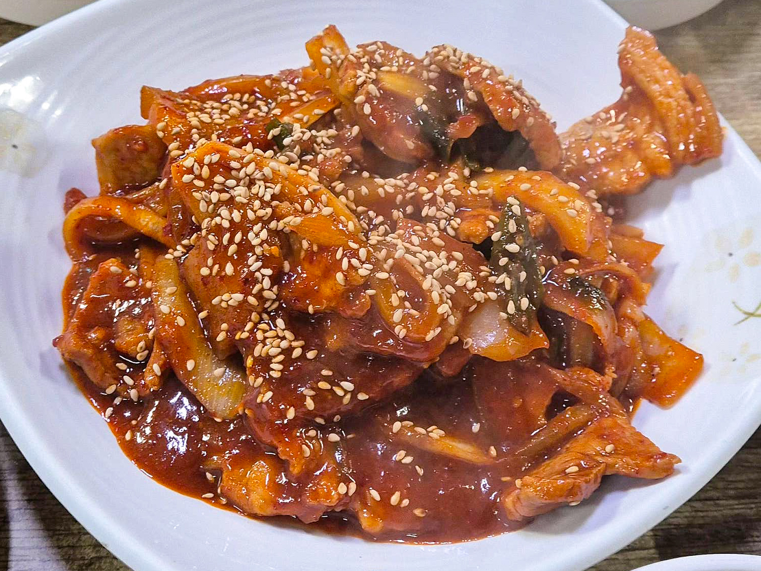전주 시골가마솥집 제육볶음 메뉴 사진