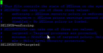 selinux enforcing