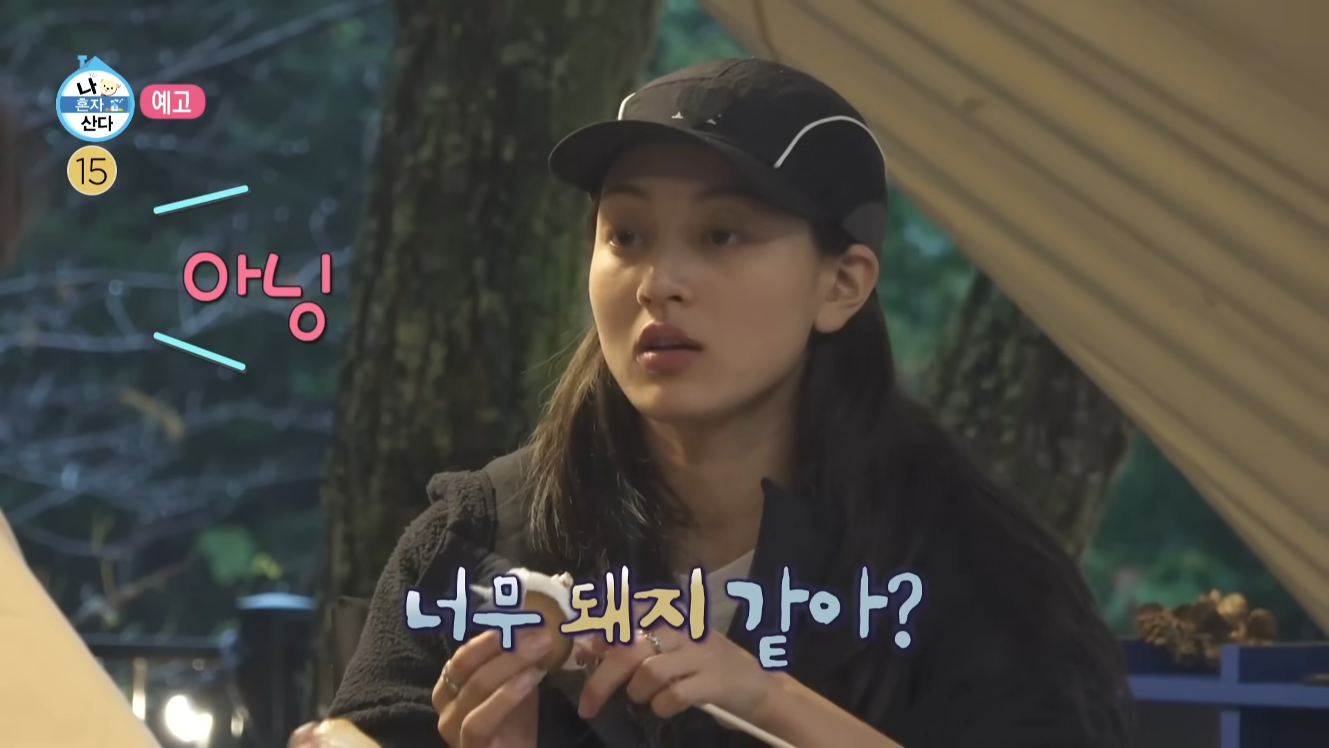 나혼자산다 트와이스 지효 자매 캠핑