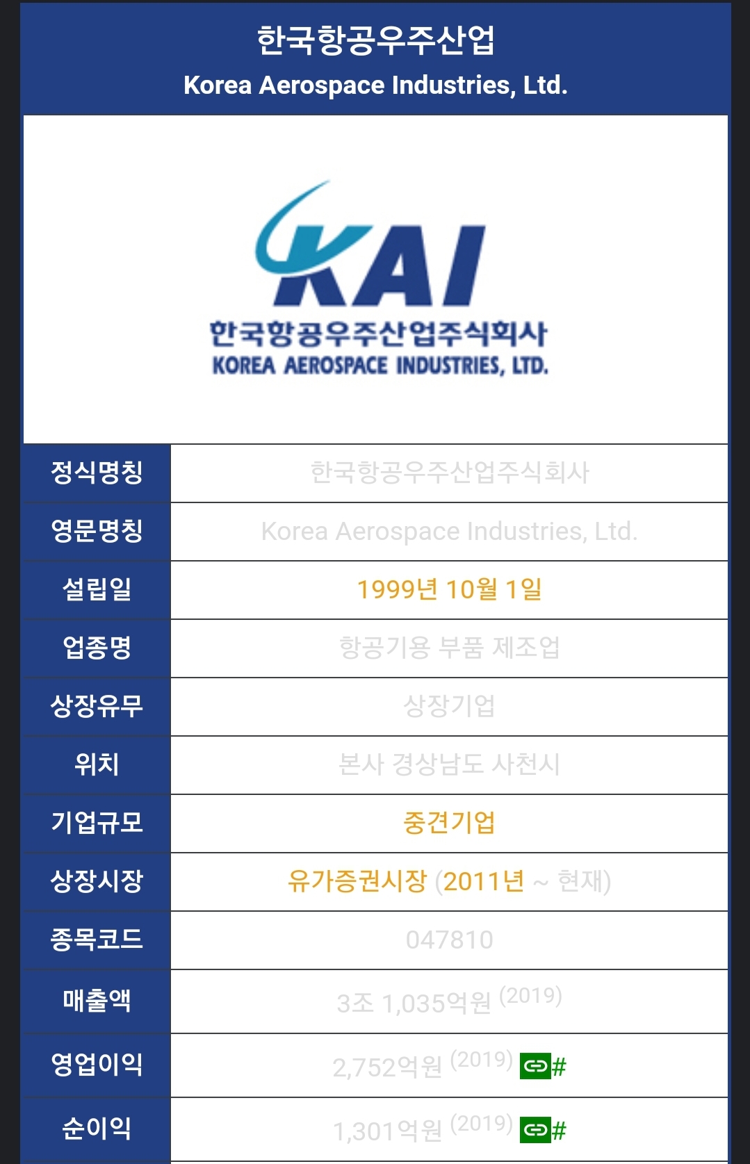 주가 kai 한국항공우주산업(KAI), 사드에